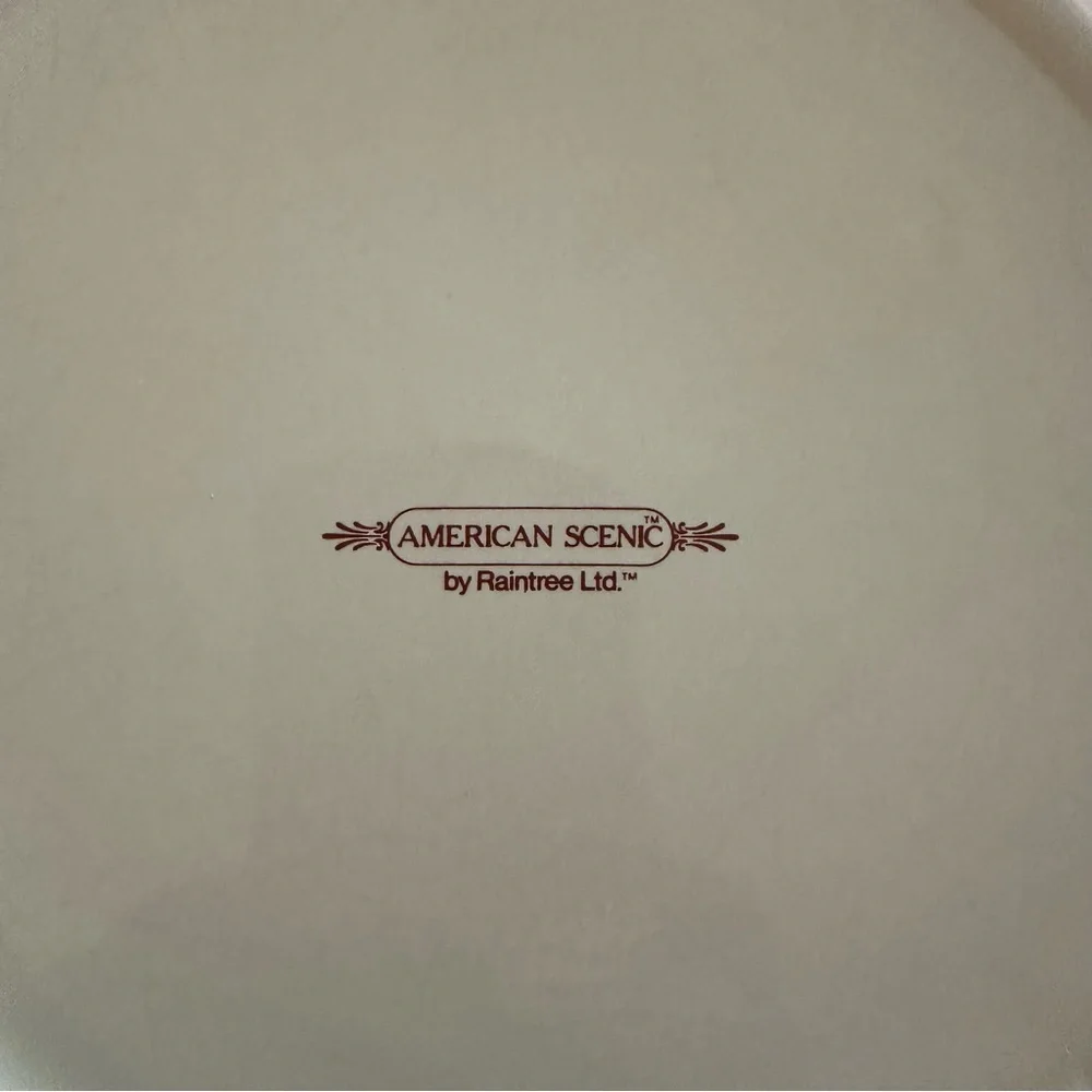 Vintage American Scenic by Raintree Vegetable Serving Bowl 9 inches
